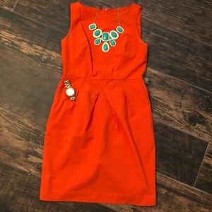 🌸3/$20 Anne Klein Orange Pencil Dress (read description)